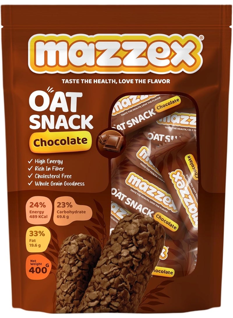 mazzex Chocolate OAT Snack  Bar-400g - Image 1